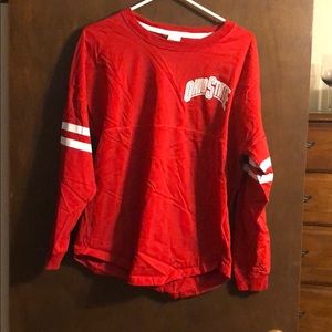 Victoria secret Ohio State spirit Jersey.
